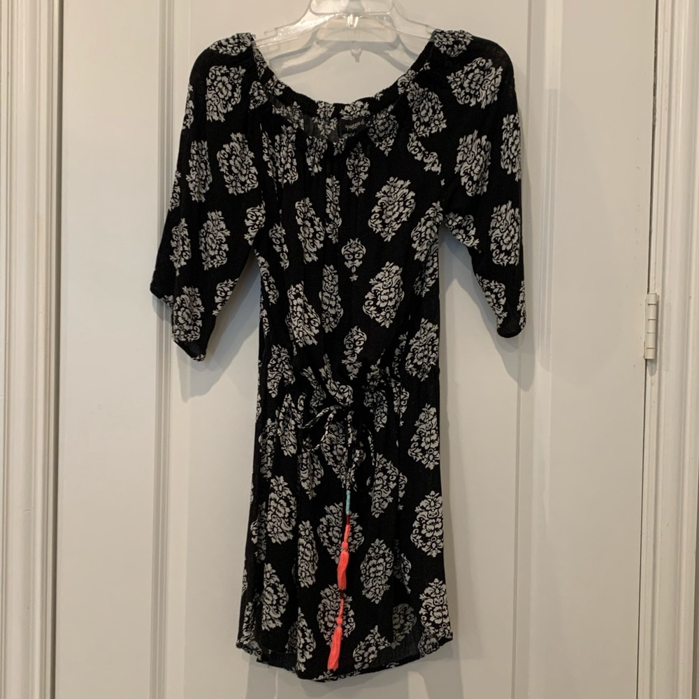 Spiaggia dolce, black & white swimsuit cover, size M